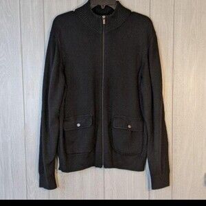 Michael Michael Kors full zip sweater sz L EUC